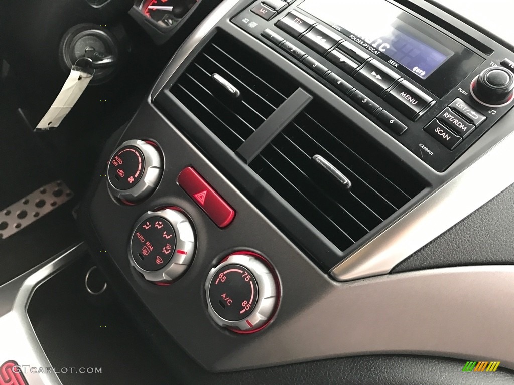 2008 Impreza WRX STi - Lightning Red / Carbon Black/Graphite Gray Alcantara photo #57