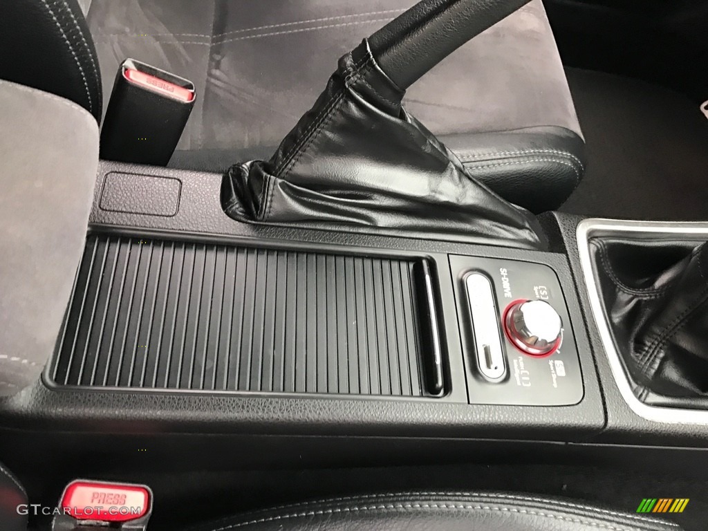 2008 Impreza WRX STi - Lightning Red / Carbon Black/Graphite Gray Alcantara photo #64