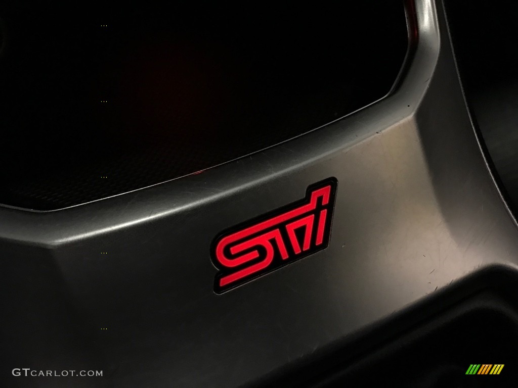 2008 Impreza WRX STi - Lightning Red / Carbon Black/Graphite Gray Alcantara photo #80