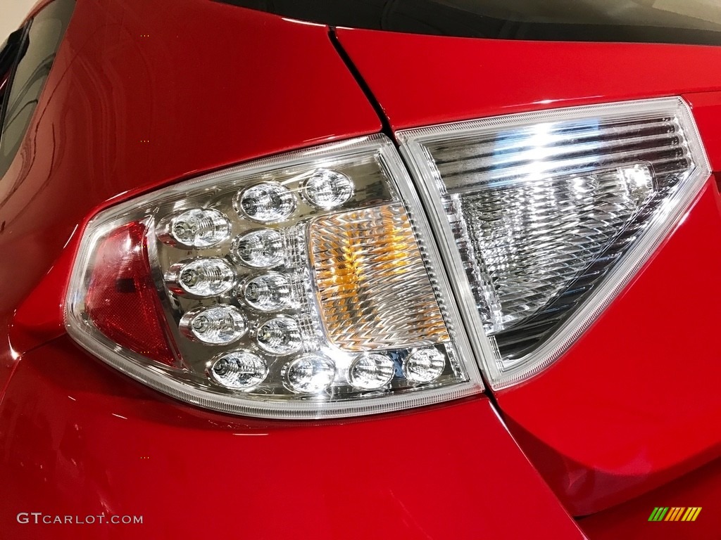 2008 Impreza WRX STi - Lightning Red / Carbon Black/Graphite Gray Alcantara photo #89