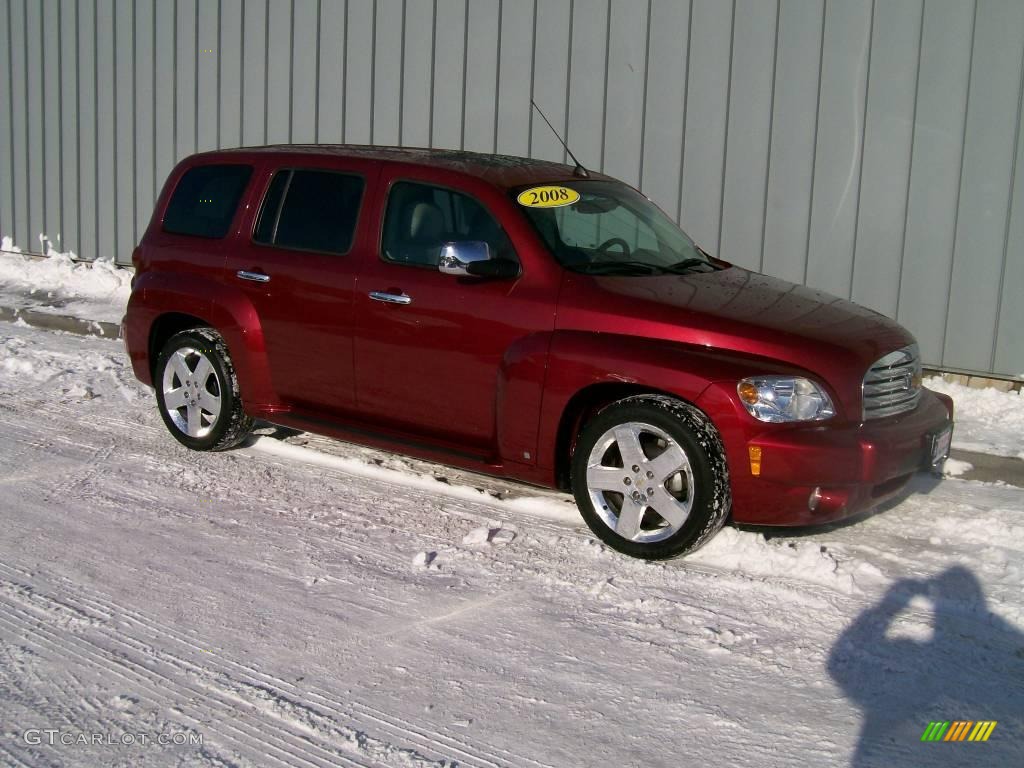 2008 HHR LT - Cardinal Red Metallic / Gray photo #1