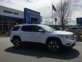 2017 White Frost Tricoat GMC Acadia SLT AWD  photo #3