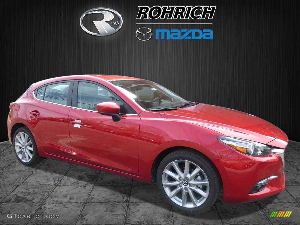 2017 MAZDA3 Grand Touring 5 Door - Soul Red Metallic / Black photo #1