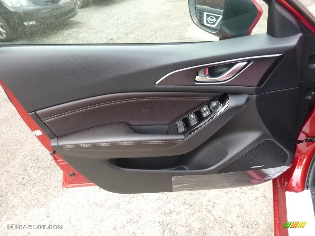 2017 Mazda MAZDA3 Grand Touring 5 Door Black Door Panel Photo #119610675