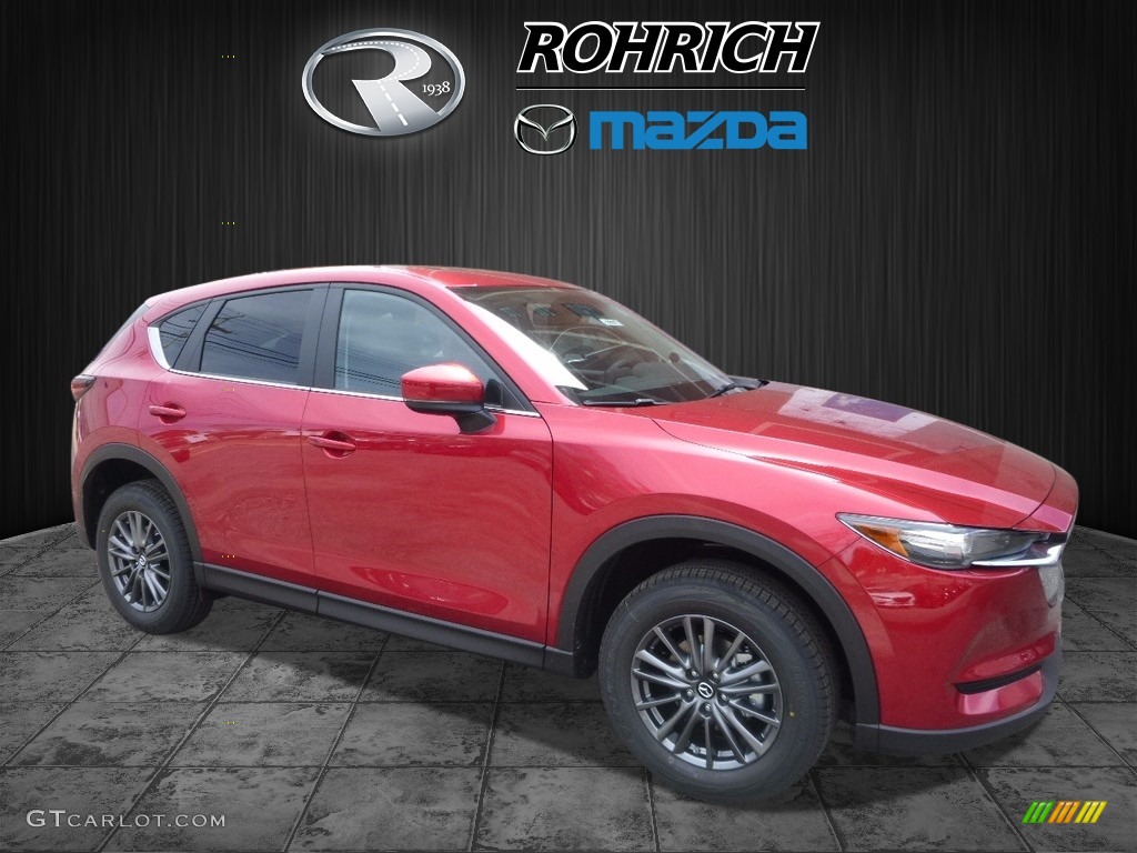 2017 CX-5 Touring AWD - Soul Red Metallic / Black photo #1