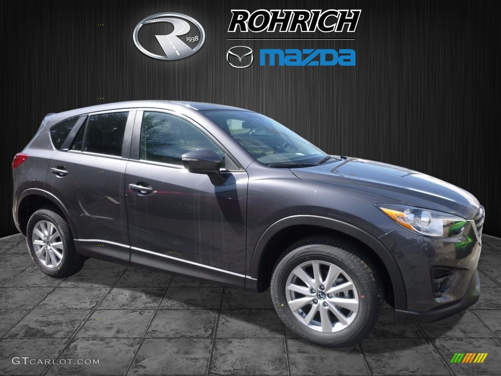 2016 CX-5 Touring AWD - Meteor Gray Mica / Black photo #1