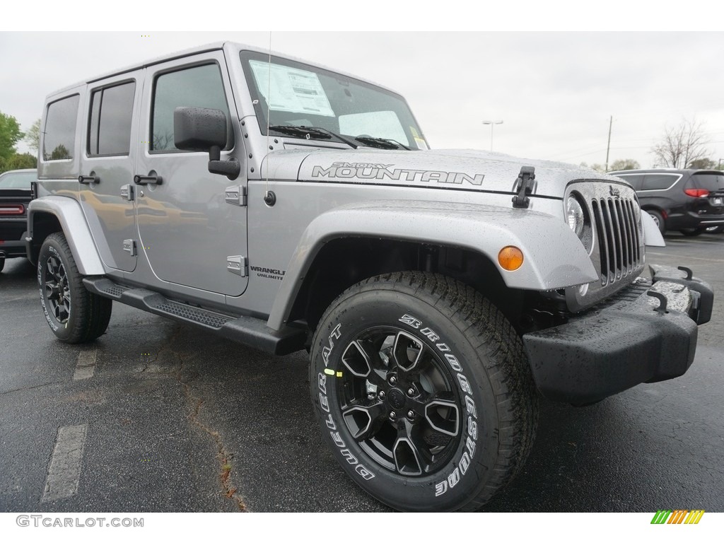 2017 Wrangler Unlimited Smoky Mountain Edition 4x4 - Billet Silver Metallic / Black photo #4