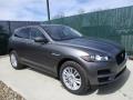 2017 Ammonite Grey Jaguar F-PACE 35t AWD Prestige  photo #1