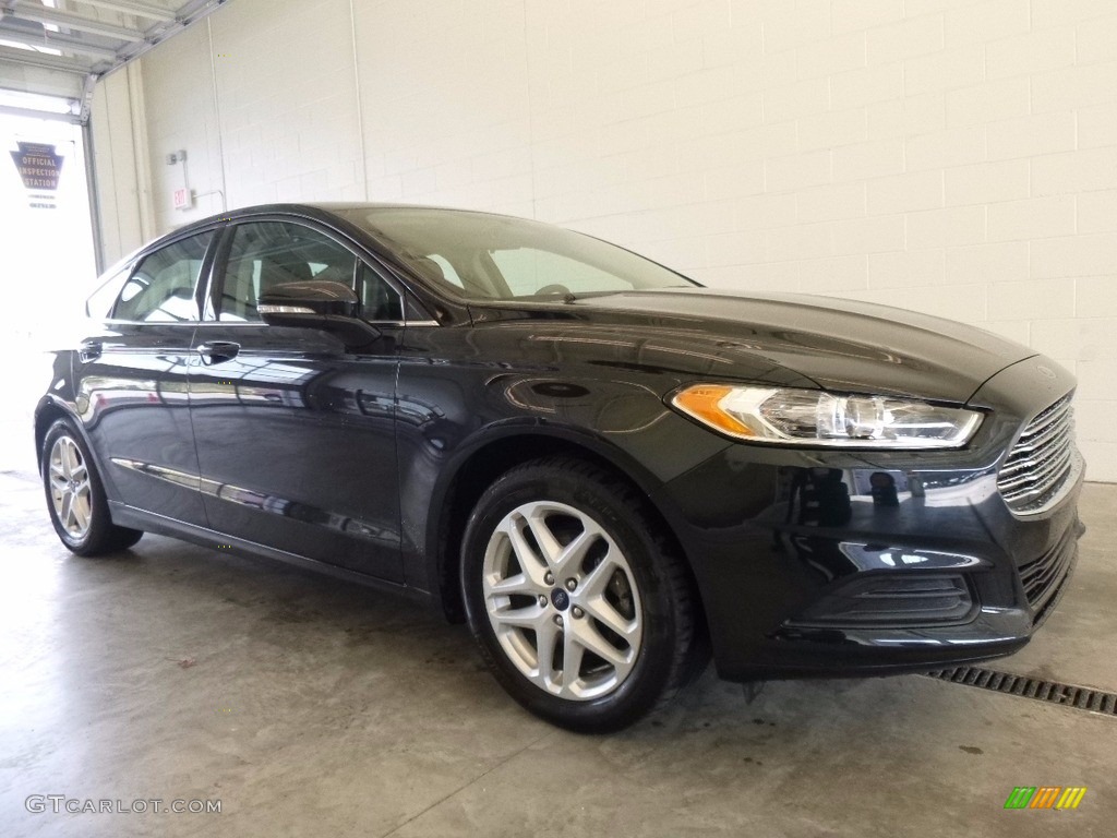 2014 Fusion SE EcoBoost - Dark Side / Charcoal Black photo #1