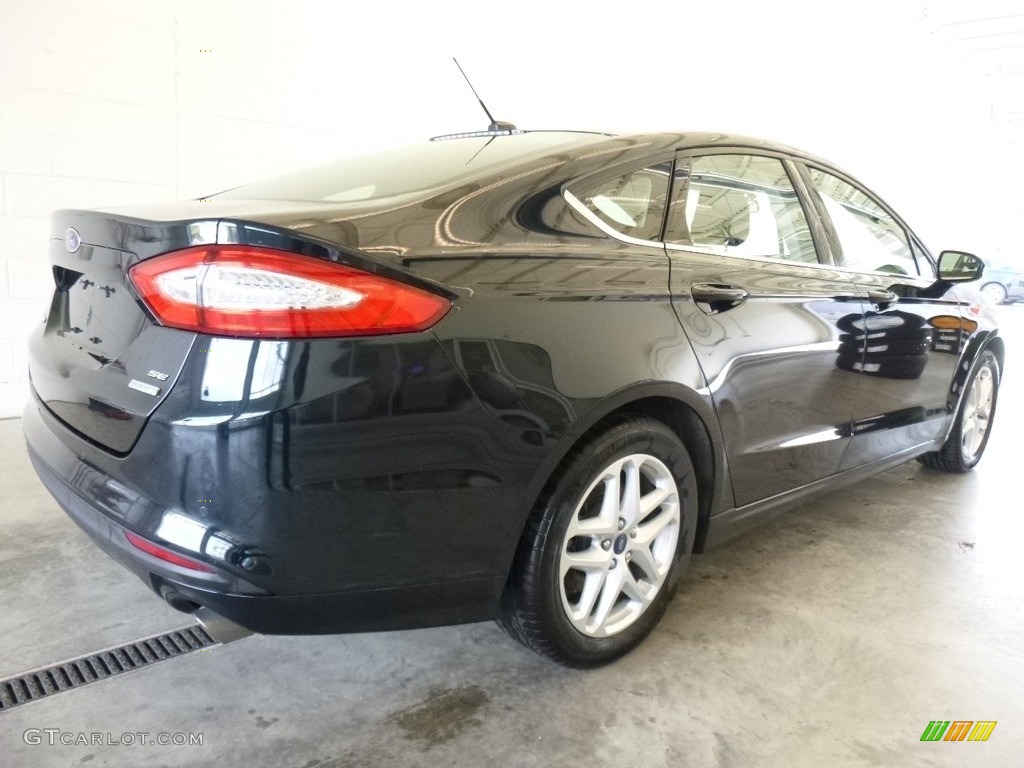 2014 Fusion SE EcoBoost - Dark Side / Charcoal Black photo #2