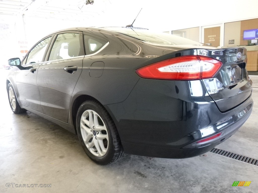 2014 Fusion SE EcoBoost - Dark Side / Charcoal Black photo #4