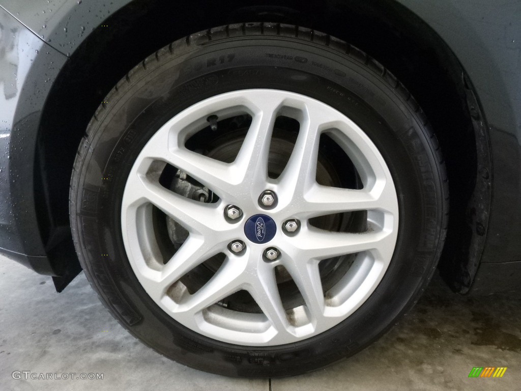2014 Fusion SE EcoBoost - Dark Side / Charcoal Black photo #6