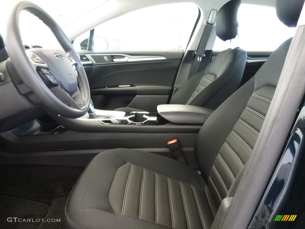 2014 Fusion SE EcoBoost - Dark Side / Charcoal Black photo #7