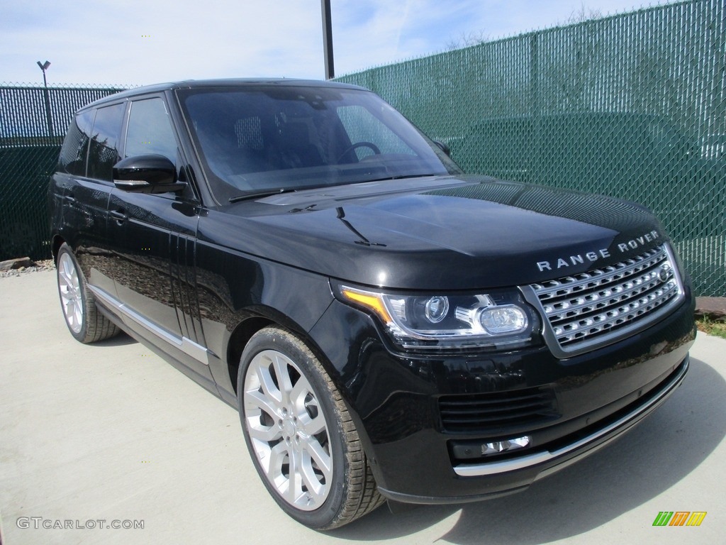 2017 Range Rover HSE - Santorini Black Metallic / Ebony/Ebony photo #5