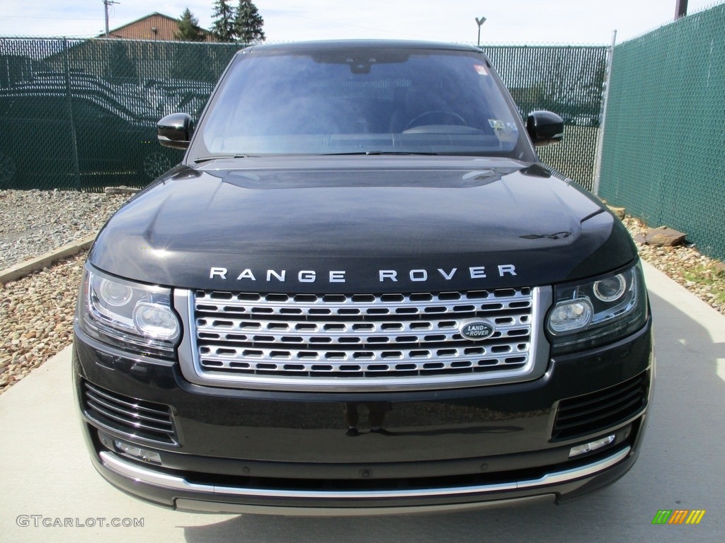 2017 Range Rover HSE - Santorini Black Metallic / Ebony/Ebony photo #6