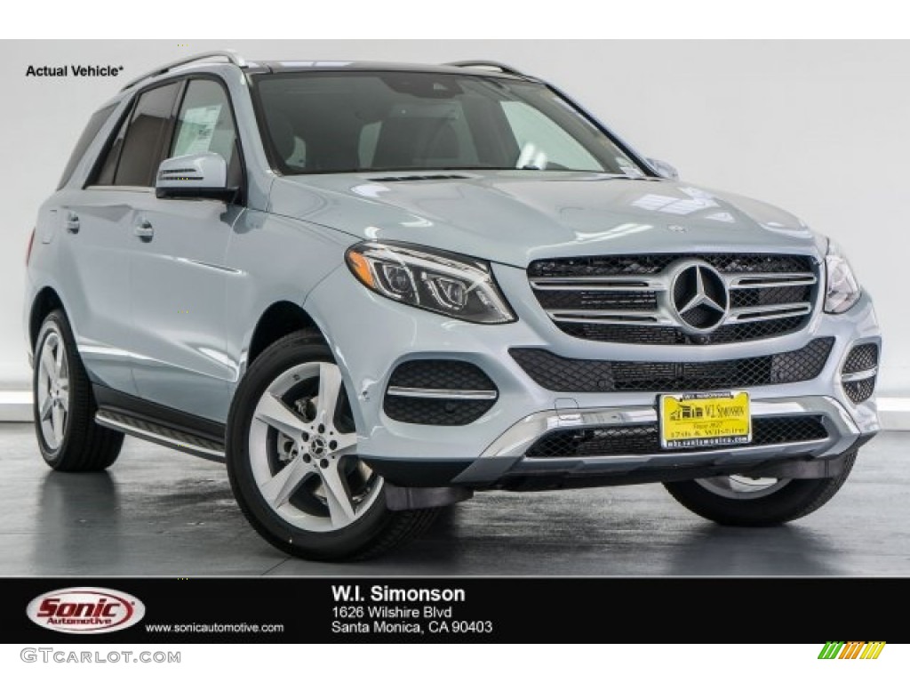 2017 GLE 350 4Matic - Diamond Silver Metallic / Black photo #1