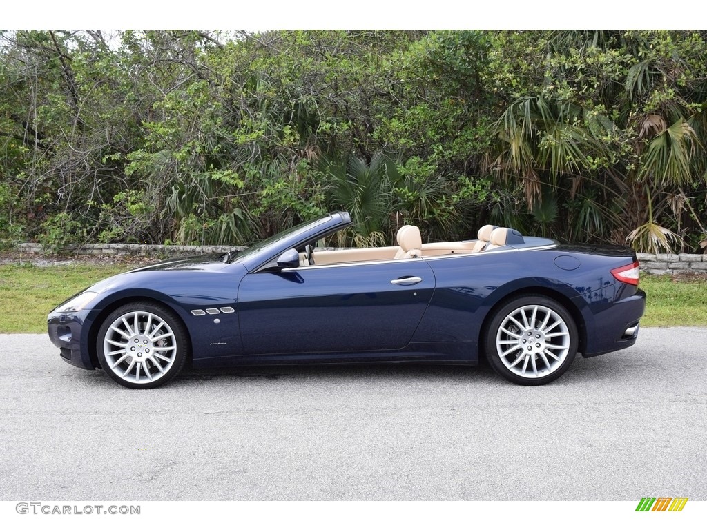 Blu Mediterraneo (Blue Metallic) 2014 Maserati GranTurismo Convertible GranCabrio Exterior Photo #119614572