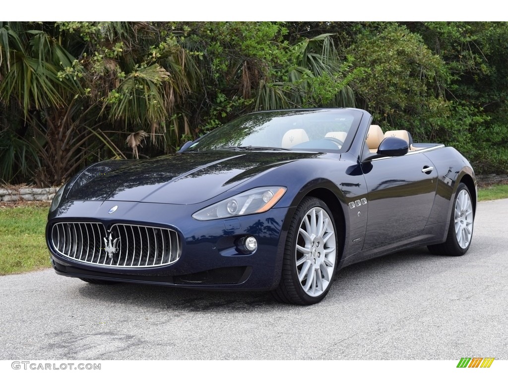 Blu Mediterraneo (Blue Metallic) 2014 Maserati GranTurismo Convertible GranCabrio Exterior Photo #119614602
