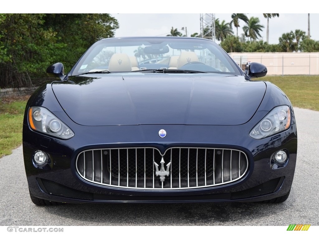 2014 GranTurismo Convertible GranCabrio - Blu Mediterraneo (Blue Metallic) / Sabbia photo #5