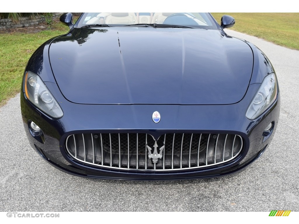 2014 GranTurismo Convertible GranCabrio - Blu Mediterraneo (Blue Metallic) / Sabbia photo #9