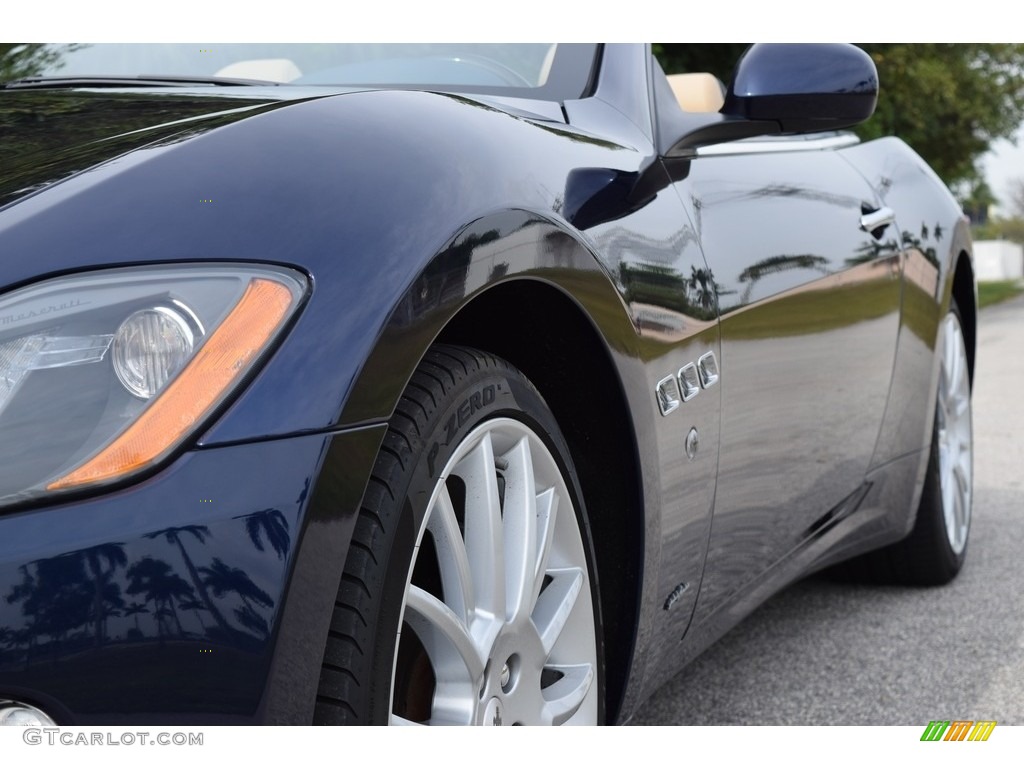 2014 GranTurismo Convertible GranCabrio - Blu Mediterraneo (Blue Metallic) / Sabbia photo #11