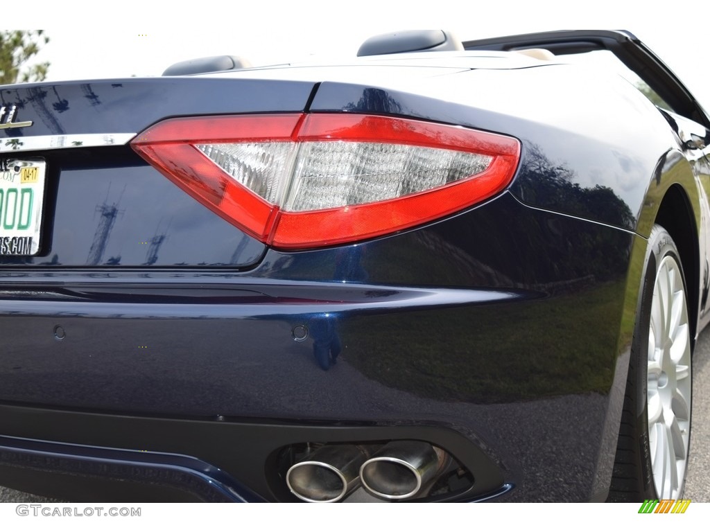 2014 GranTurismo Convertible GranCabrio - Blu Mediterraneo (Blue Metallic) / Sabbia photo #15