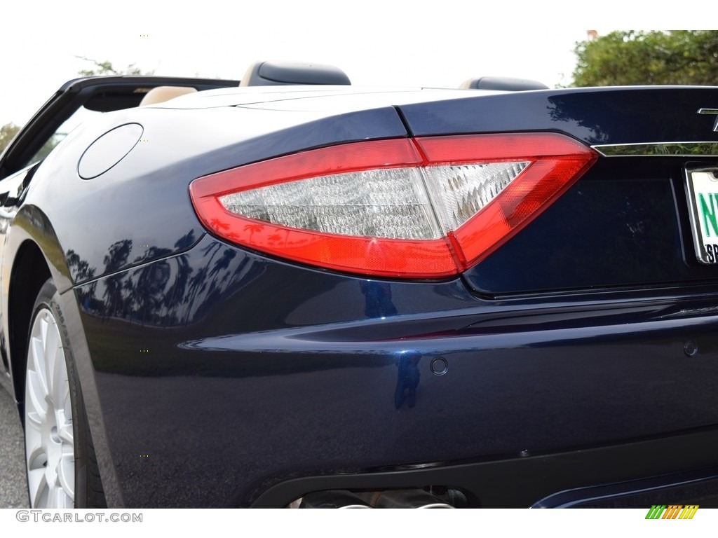 2014 GranTurismo Convertible GranCabrio - Blu Mediterraneo (Blue Metallic) / Sabbia photo #17