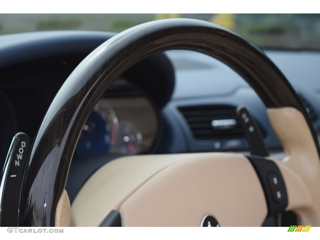 2014 GranTurismo Convertible GranCabrio - Blu Mediterraneo (Blue Metallic) / Sabbia photo #30
