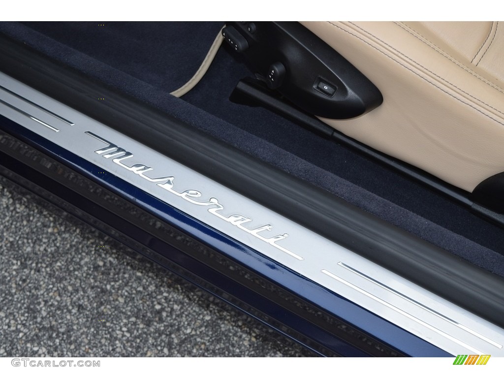 2014 GranTurismo Convertible GranCabrio - Blu Mediterraneo (Blue Metallic) / Sabbia photo #32