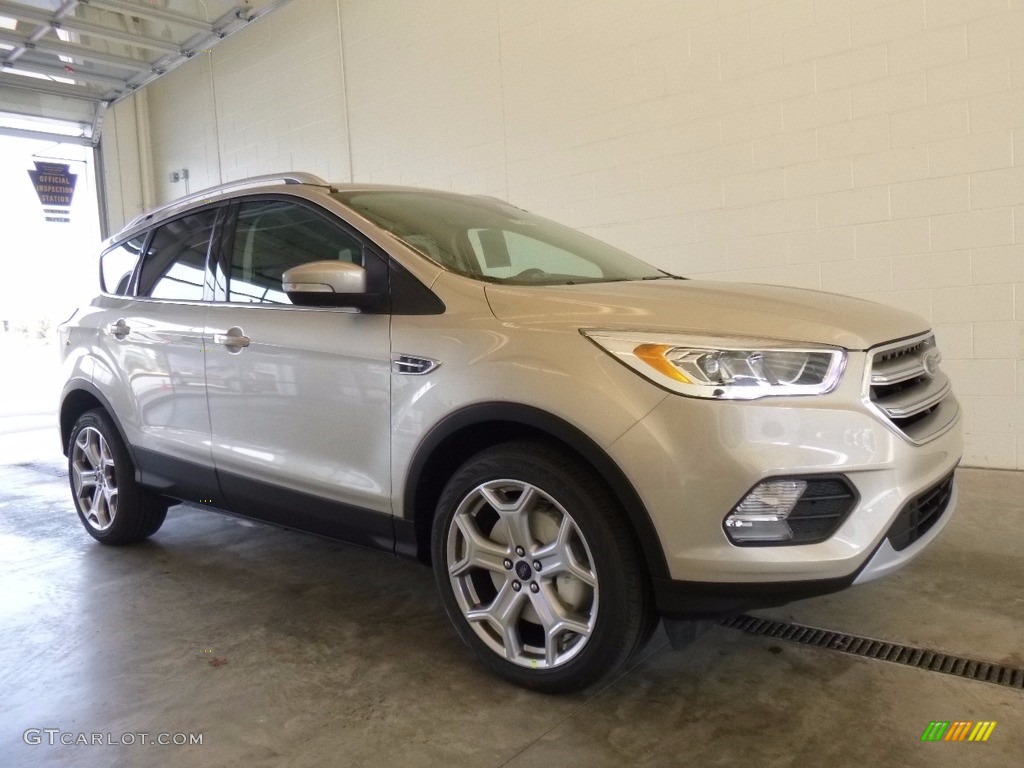 2017 Escape Titanium 4WD - White Gold / Charcoal Black photo #1