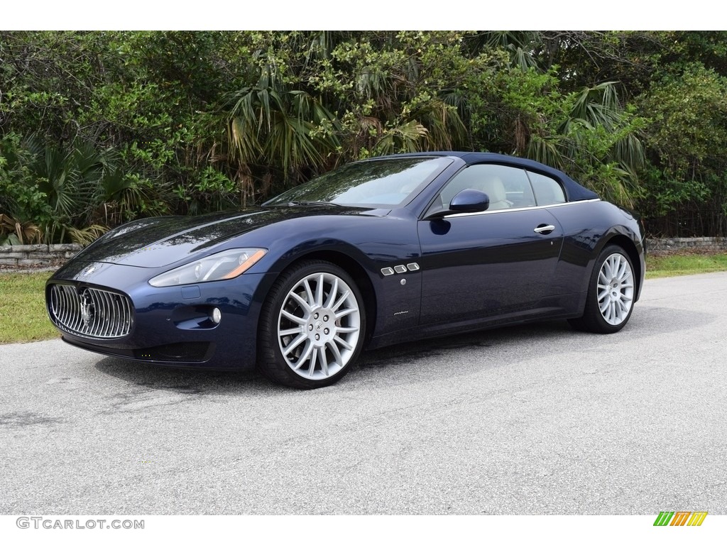 2014 GranTurismo Convertible GranCabrio - Blu Mediterraneo (Blue Metallic) / Sabbia photo #54