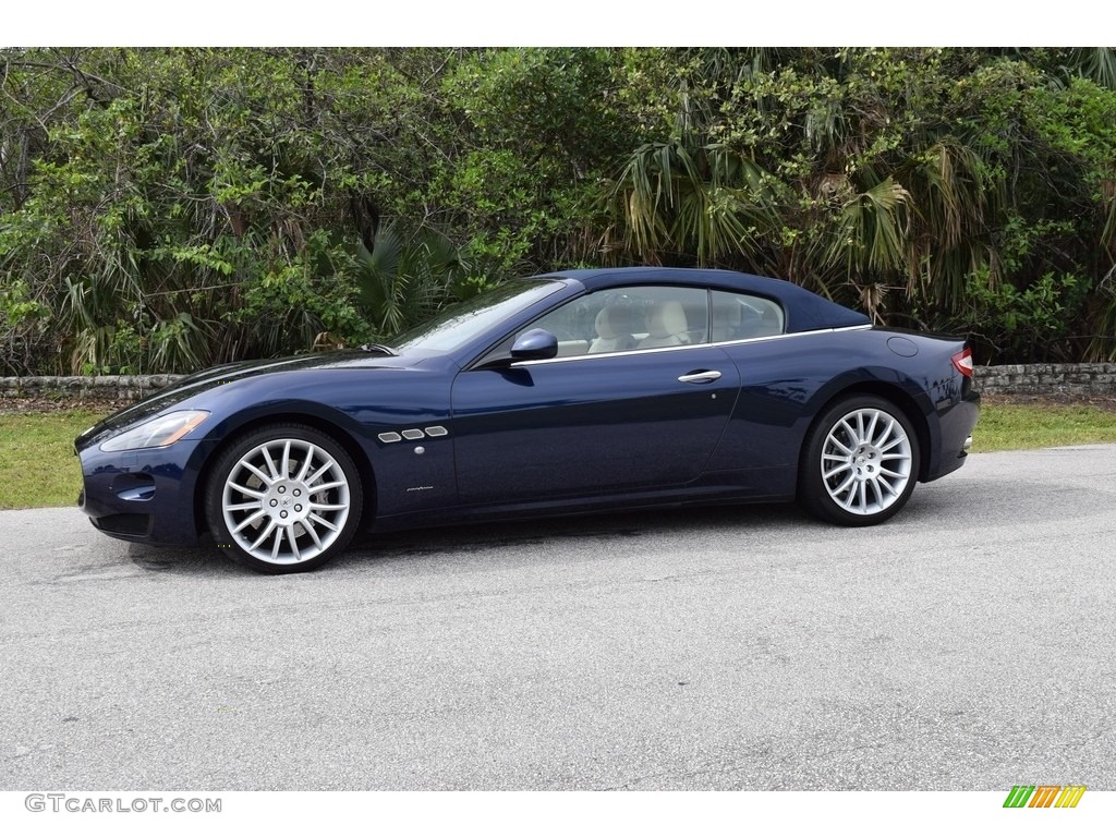 2014 GranTurismo Convertible GranCabrio - Blu Mediterraneo (Blue Metallic) / Sabbia photo #55