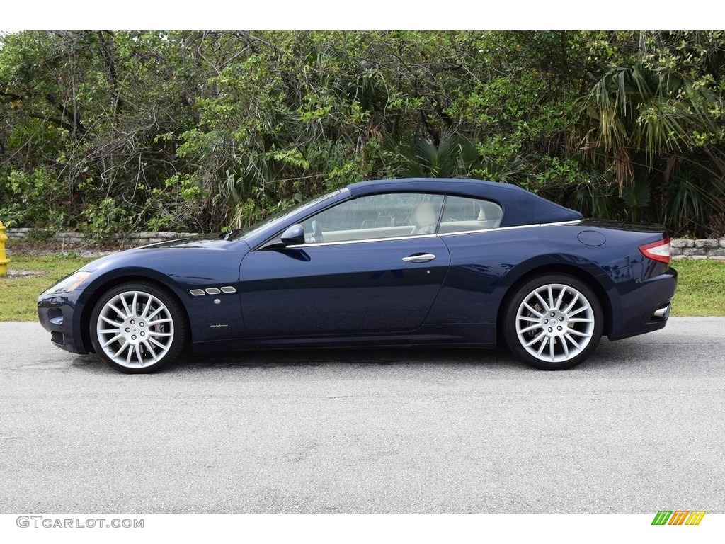 2014 GranTurismo Convertible GranCabrio - Blu Mediterraneo (Blue Metallic) / Sabbia photo #56