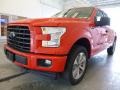 2017 Race Red Ford F150 XL SuperCab 4x4  photo #4