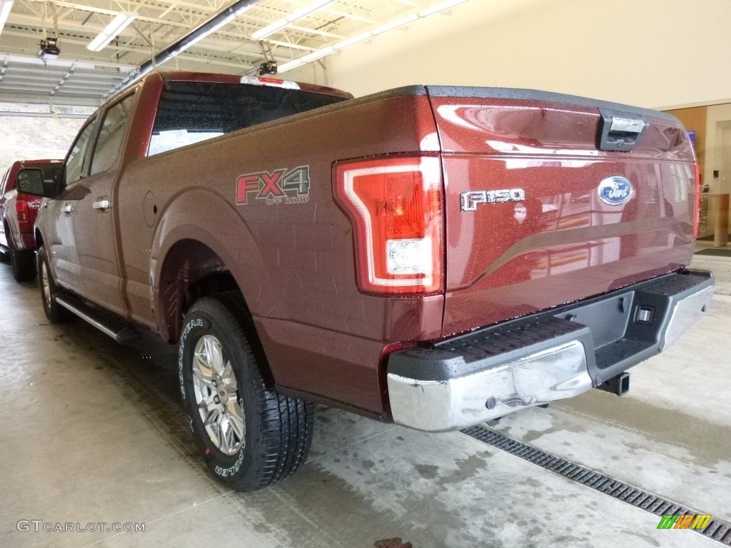 2017 F150 XLT SuperCrew 4x4 - Bronze Fire / Earth Gray photo #3