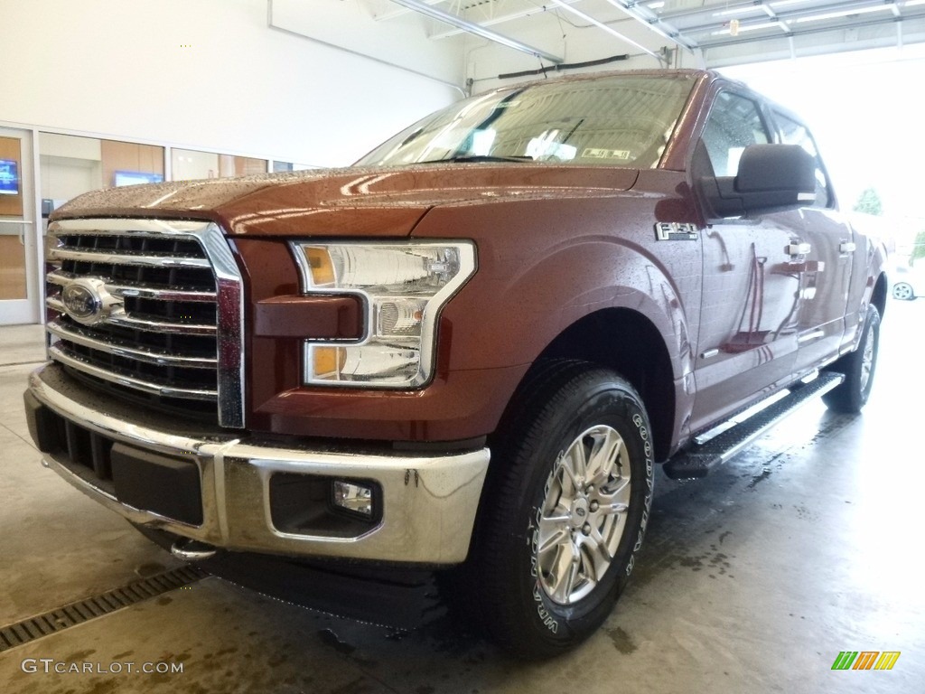2017 F150 XLT SuperCrew 4x4 - Bronze Fire / Earth Gray photo #4