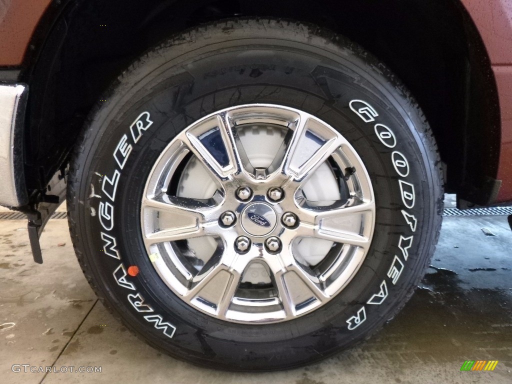 2017 F150 XLT SuperCrew 4x4 - Bronze Fire / Earth Gray photo #5