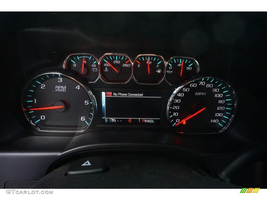 2017 Silverado 1500 LT Crew Cab - Pepperdust Metallic / Jet Black photo #13