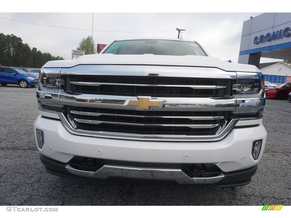 2017 Silverado 1500 High Country Crew Cab 4x4 - Iridescent Pearl Tricoat / High Country Saddle photo #10