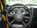 2009 Detonator Yellow Jeep Wrangler Unlimited Rubicon 4x4  photo #12