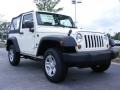 2009 Stone White Jeep Wrangler X 4x4  photo #4