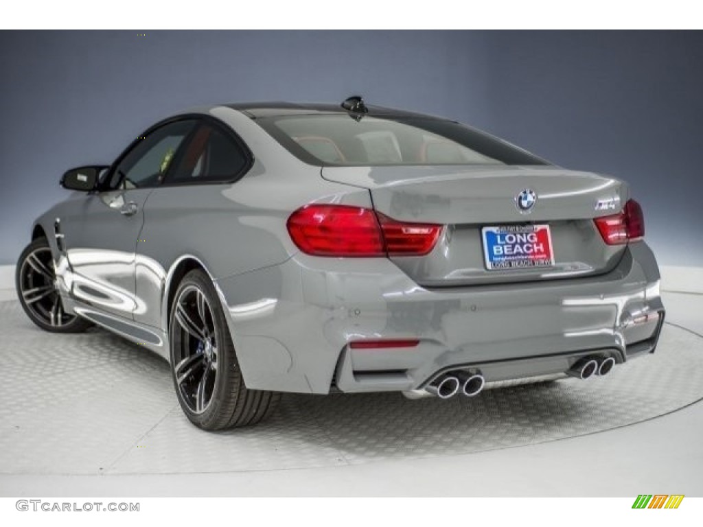 2017 M4 Coupe - Nardo Grey / Sakhir Orange/Black photo #3