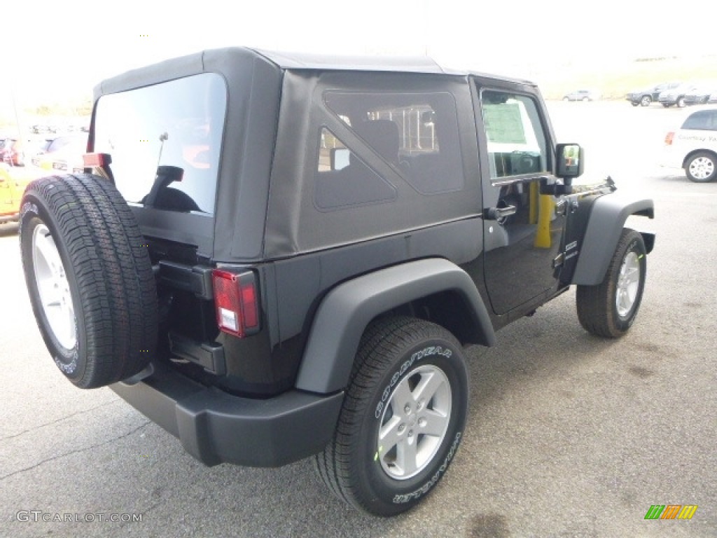 2017 Wrangler Sport 4x4 - Black / Black photo #6
