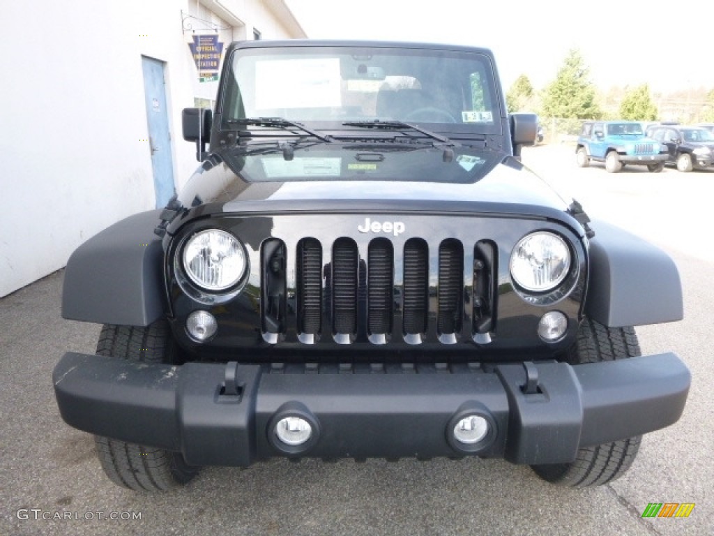 2017 Wrangler Sport 4x4 - Black / Black photo #8