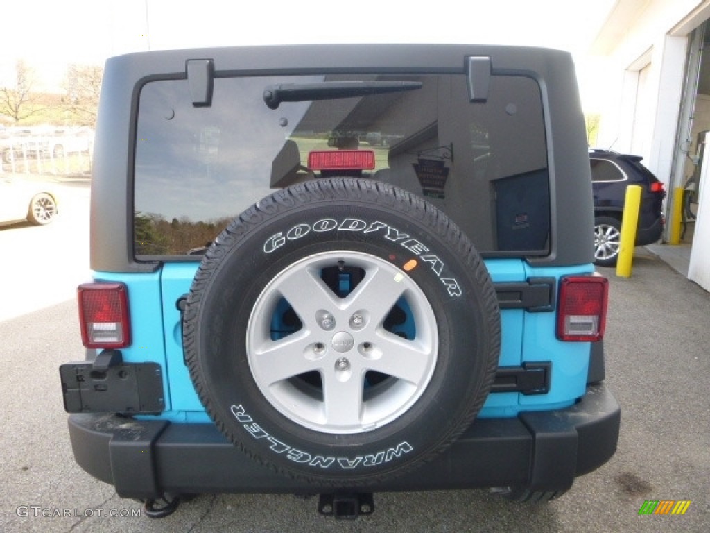 2017 Wrangler Unlimited Sport 4x4 - Chief Blue / Black photo #4