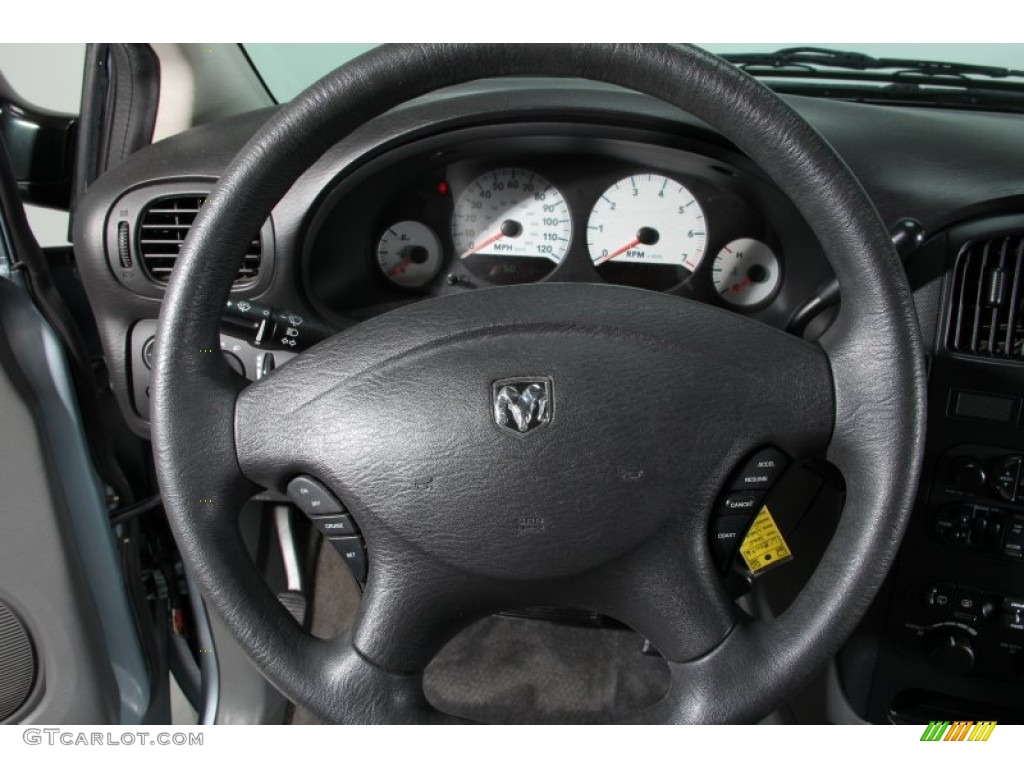2005 Grand Caravan SE - Butane Blue Pearl / Medium Slate Gray photo #33