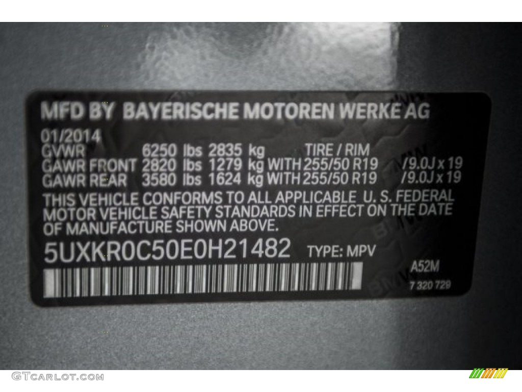 2014 X5 xDrive35i - Space Grey Metallic / Black photo #18
