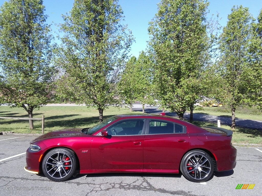 2017 Charger R/T Scat Pack - Octane Red / Black photo #1