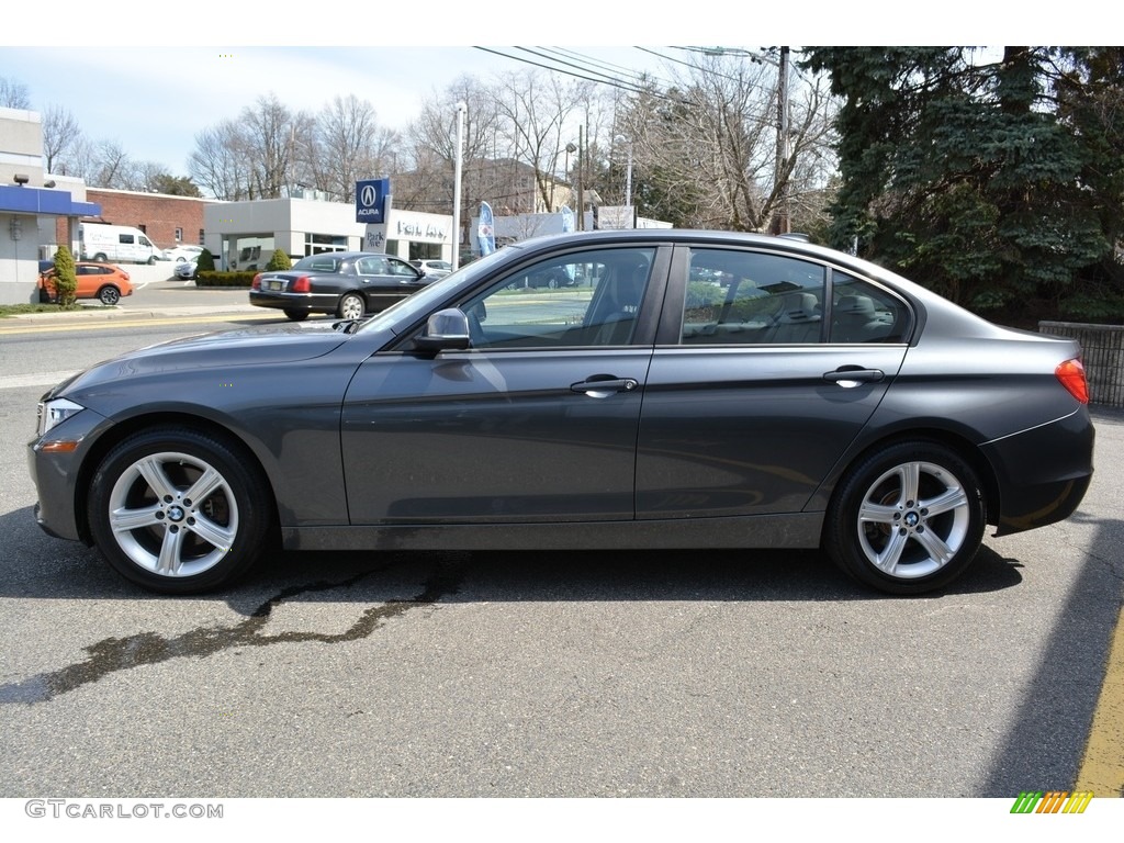 2014 3 Series 328i xDrive Sedan - Mineral Grey Metallic / Black photo #5