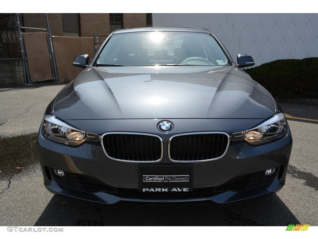 2014 3 Series 328i xDrive Sedan - Mineral Grey Metallic / Black photo #7